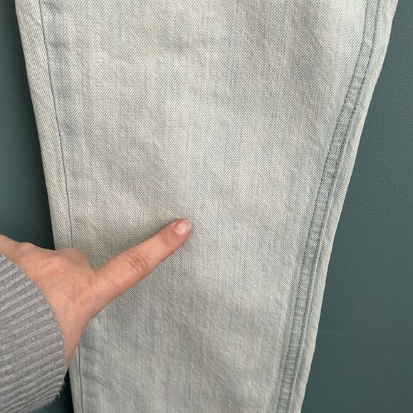 Current/Elliot The Cropped Straight Channon Destroy Light Wash Jeans Size 26 - Picture 11 of 12